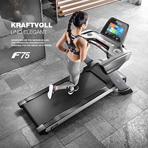 Sportstech F75 High-End Laufband | große Lauffläche 580x1600mm & Android 15,6“ Display | klappbar | bis zu 20km/h und 5PS | WiFi, USB & MP3 | 18% Steigung + Dämpfungssystem |bis 200kg - 7