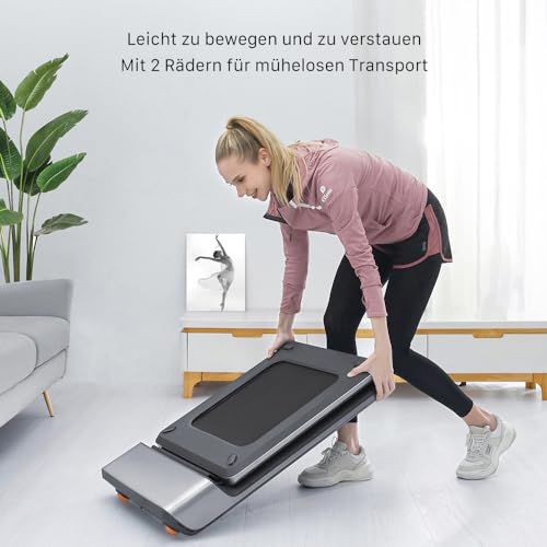 WalkingPad P1 Laufband Klappbar Laufband für Zuhause 0,5-6km/h 1PS Motor 746W mit App und Fernbedienung, Ultra Slim Walking Treadmill für Heimfitnessübungen - 6